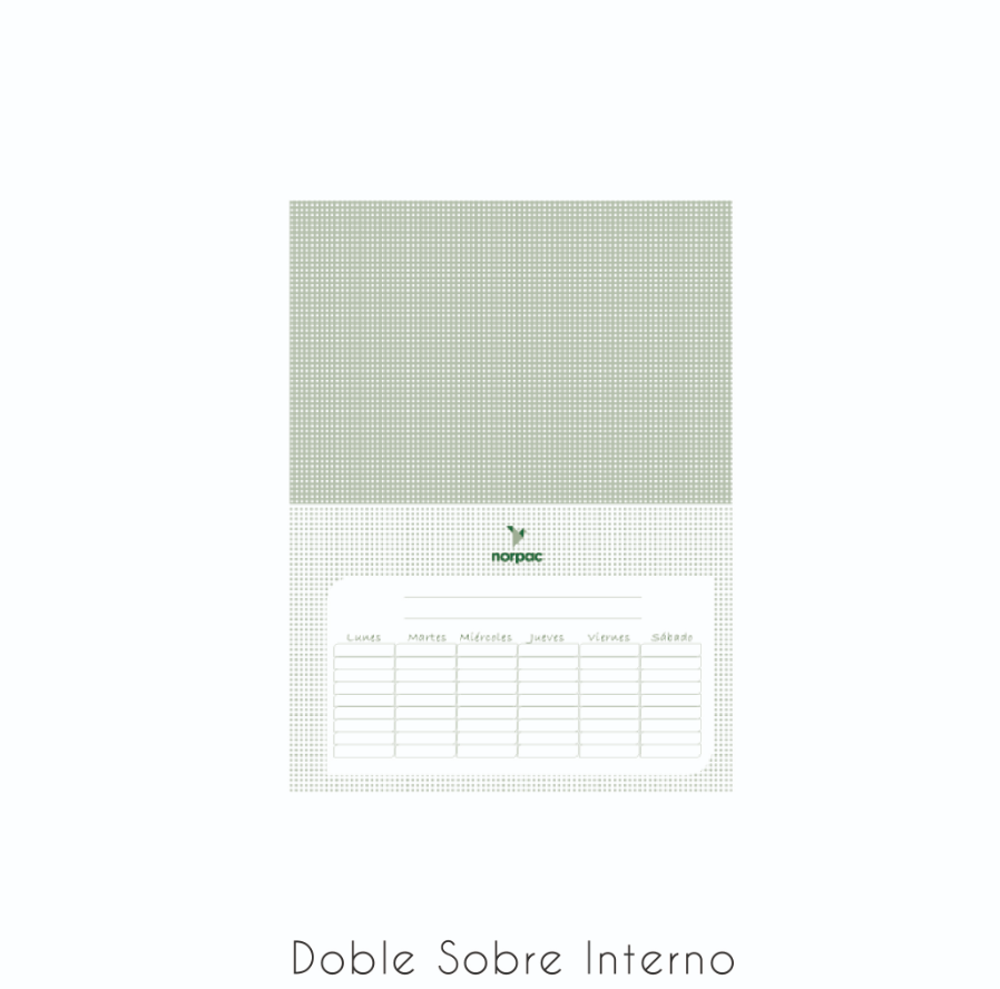 Agendas Línea Marroquinería con Cierre y Anillas N°8 -NORPAC - Imagen 3