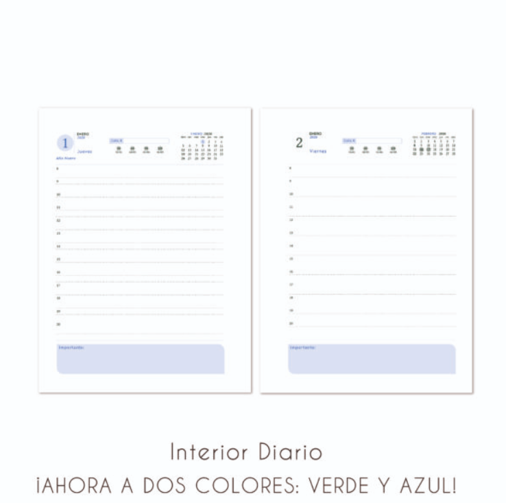 Agendas Línea Marroquinería con Cierre y Anillas N°8 -NORPAC - Imagen 6