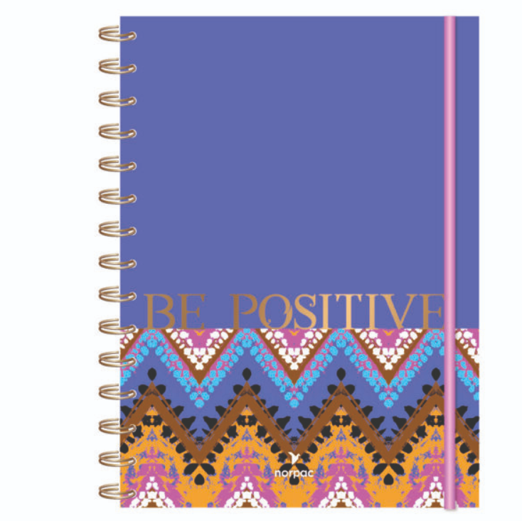 Agenda Espiralada con Elástico - Semanal – XL (19,5 X 26 cm)- NORPAC - Imagen 4