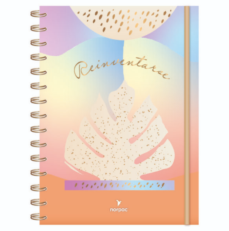 Agenda Espiralada con Elástico - Semanal – XL (19,5 X 26 cm)- NORPAC - Imagen 5