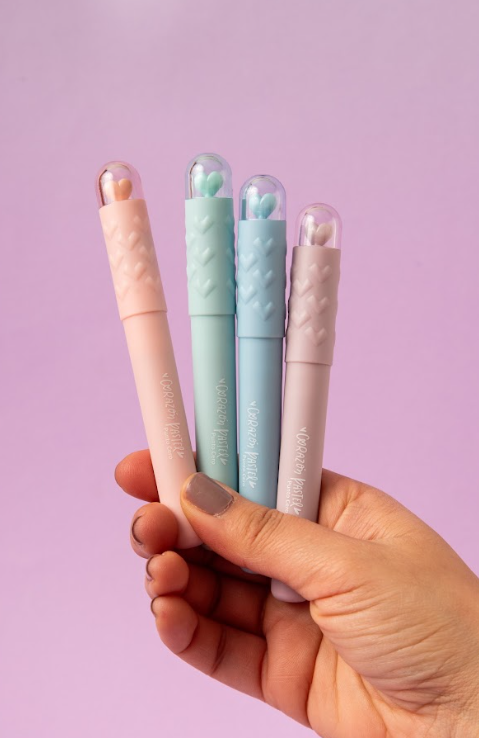 Resaltadores corazón pastel x4u. -PUNTO CERO - Imagen 2