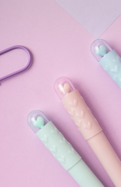 Resaltadores corazón pastel x4u. -PUNTO CERO - Imagen 4