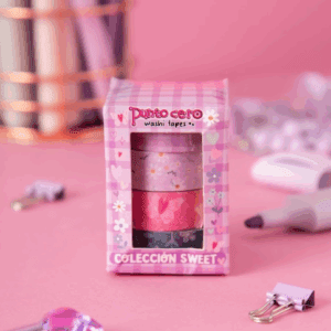 Washi tapes Coleccion Sweet x 4- PUNTO CERO