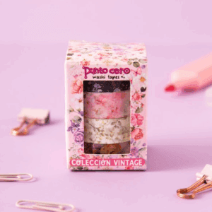 Washi tapes-Colección Vintage x 4- PUNTO CERO