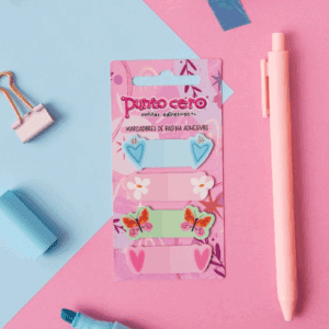 Marcadores de páginas adhesivas- PUNTO CERO
