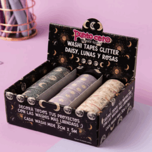 Washi tapes- Glitter - PUNTO CERO