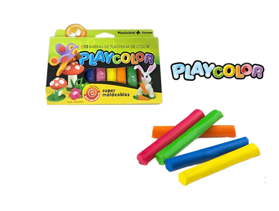 Plastilina X 10u. - PLAYCOLOR