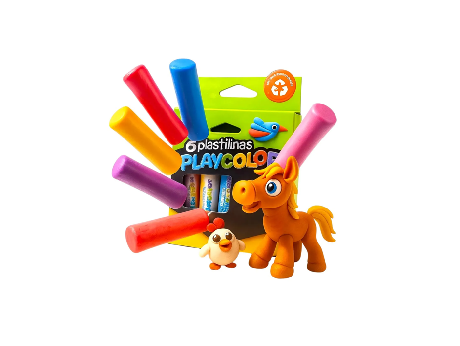 Plastilina X 6u.- PLAYCOLOR - Imagen 2