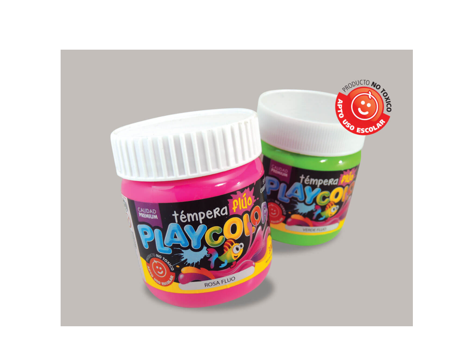 Tempera Pote X 250g. Fluo- PLAYCOLOR