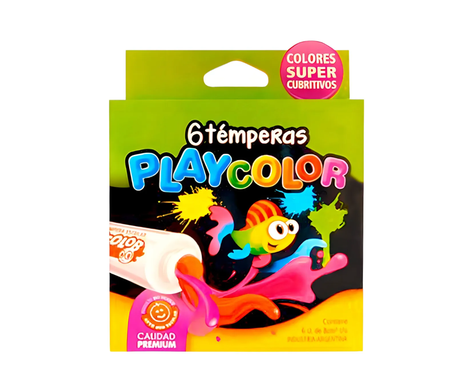 Tempera X 6u. 8cc- PLAYCOLOR