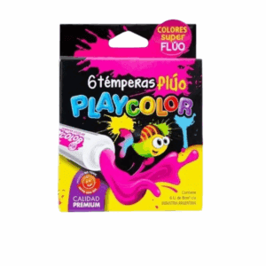 Tempera X 6u. 8cc Fluo- PLAYCOLOR