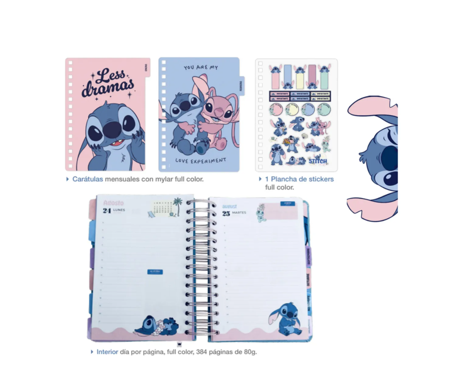 AGENDA STICH C/ESP. DIARIA 14 X 20 -MOOVING - Imagen 2