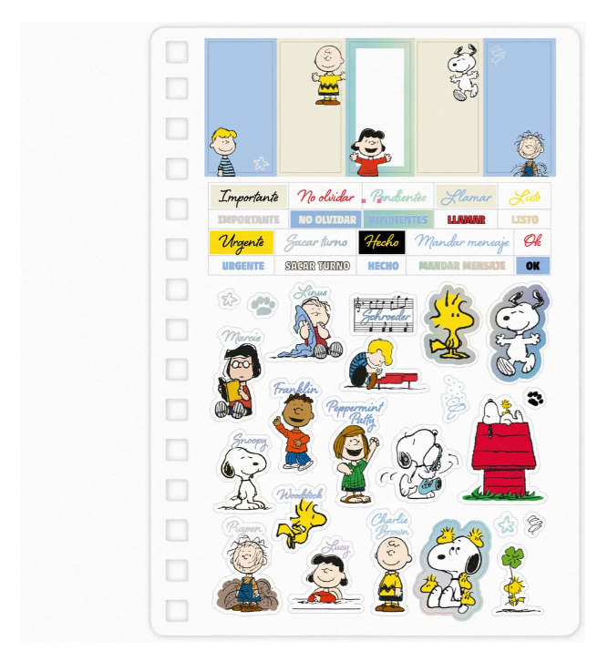 Agenda 2026 Snoopy 14x20 Dia Por Pagina- MOOVING - Imagen 3