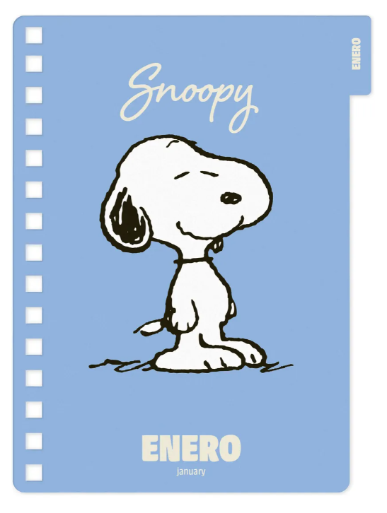 Agenda 2026 Snoopy 14x20 Dia Por Pagina- MOOVING - Imagen 2