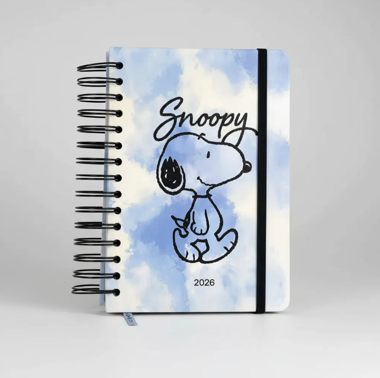 Agenda 2026 Snoopy 14x20 Dia Por Pagina- MOOVING