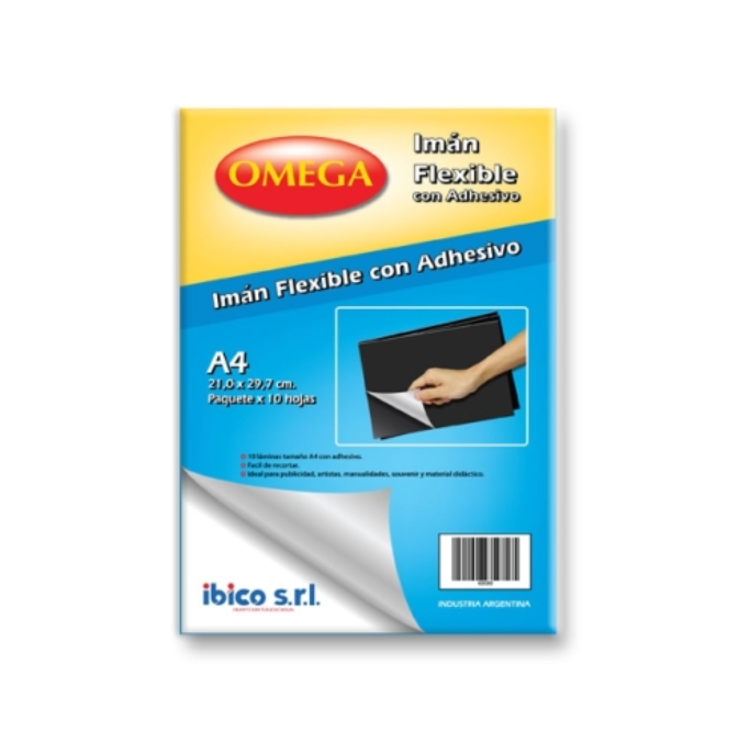 IMAN HOJA A4 x10hjs CON ADHESIVO- IBICO