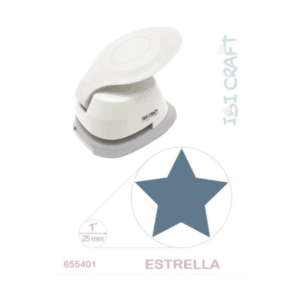 PERFORADORA ARTISTICA P/GOMA EVA 25mm 1¨ ESTRELLLA