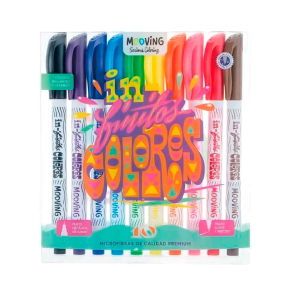 Microfibra X10u. V/colores - MOOVING