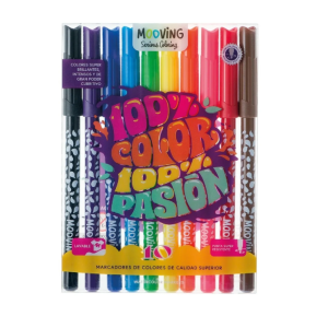 Marcador Escolar X 10u.- MOOVING