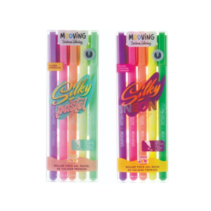 Roller Ball -Tinta Gel (Fluo/pastel) X 5u. V/colores - MOOVING
